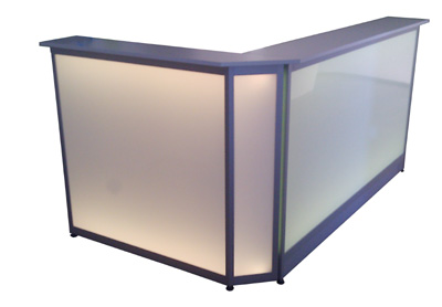 Leuchttheke Empfangstheke Oranienburg